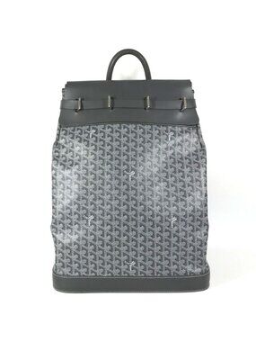 Goyard Boston Bag Steamer Leather Gray